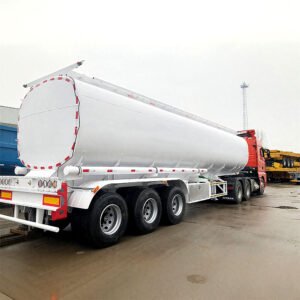 3-Axle Carbon Steel Fuel Tanker Trailer for diesel and gasoline transport