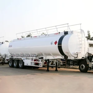 3-axle carbon steel fuel tanker trailer