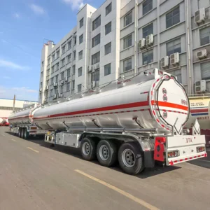: 3-Axle 45,000L Fuel Tanker Semi Trailer for safe fuel transport