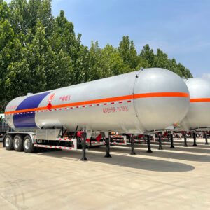 3-Axle 60.72m³ LPG Tanker Semi Trailer for bulk LPG transport