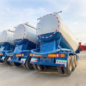 3 Axles Cement Bulk Tanker Trailer for transporting dry bulk materials efficiently and safely