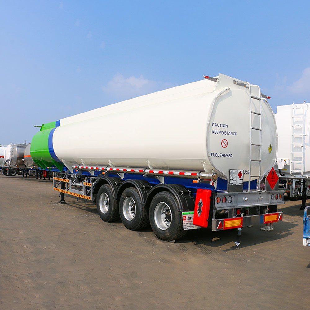 3-Axle Aluminum Alloy Oil Tanker Trailer by ZW Group