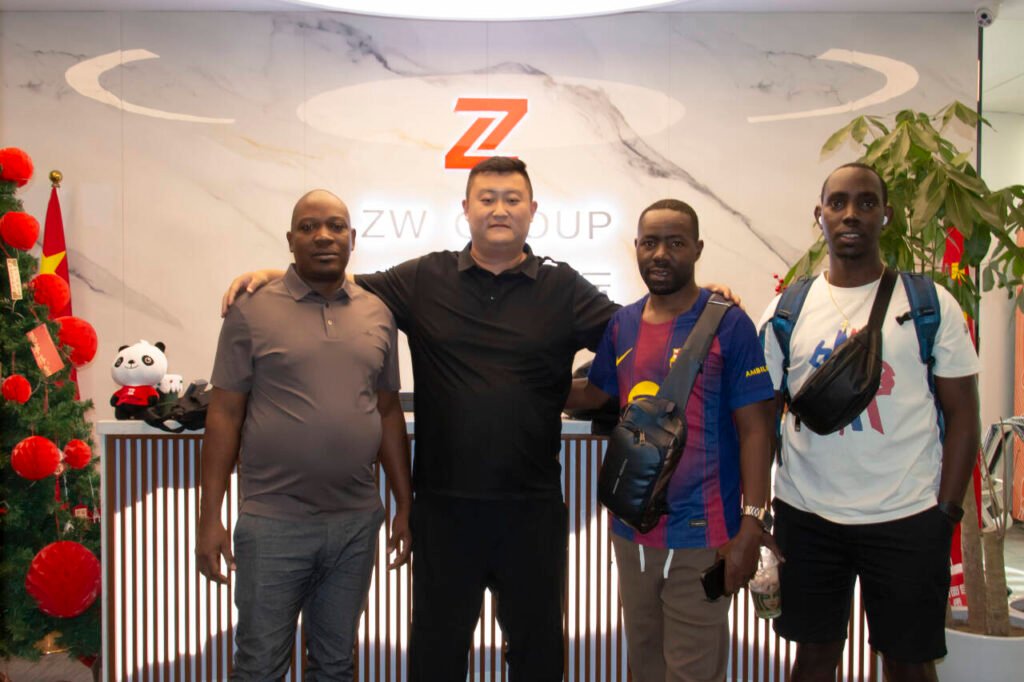 Burundi clients visiting ZW Group for fuel tanker and HOWO truck purchase