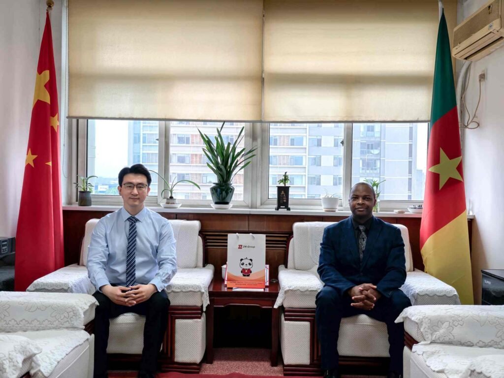 Cameroon embassy official in a diplomatic meeting with ZW Group, a top Tanker Trailer Manufacturer China.